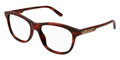 Gucci Gg1292o Men's Glasses, Tortoiseshell, Size 55 In Brown