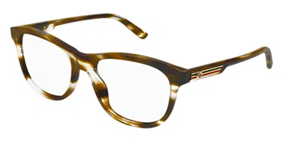 Gucci Gg1292o Men's Glasses, Tortoiseshell, Size 55 In Brown