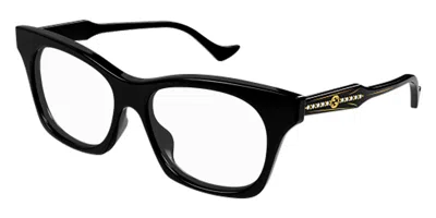 Gucci Gg1299o Asian Fit Women's Glasses, Black, Size 55