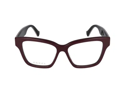 Gucci Optical In Burgundy