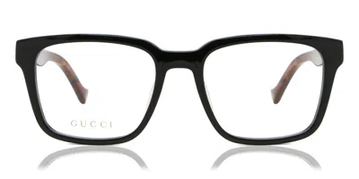 Gucci Gg1306oa Asian Fit Men's Glasses, Black, Size 54