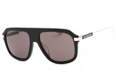 Pre-owned Gucci Gg1309s-005-57 Sunglasses Size 57mm 145mm 17mm Black Men In Gray