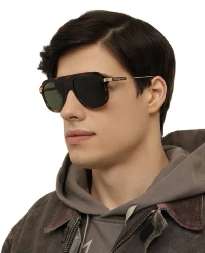 Pre-owned Gucci Gg1309s-007 Havana Sunglasses