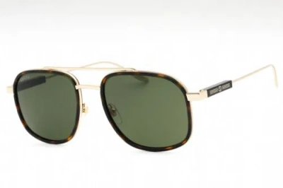 Pre-owned Gucci Gg1310s-002-56 Sunglasses Size 56mm 145mm 20mm Gold Men In Green