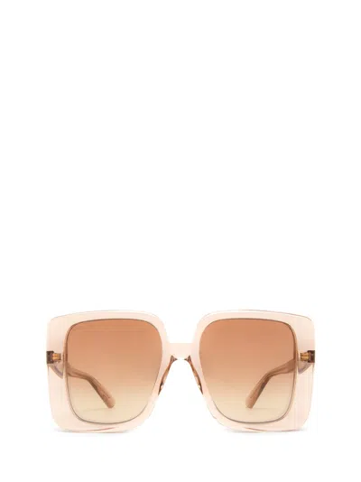 Gucci Gg1314s Shiny Transparent Sand Sunglasses