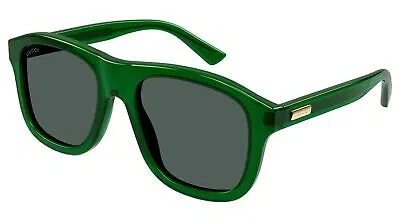 Pre-owned Gucci Gg1316s-004-54 Green Green Green