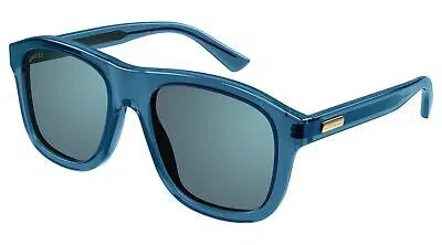 Pre-owned Gucci Gg1316s-005-54 Blue Blue Blue