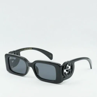 Pre-owned Gucci Gg1325s 001 Black/gray 54-19-140 Sunglasses