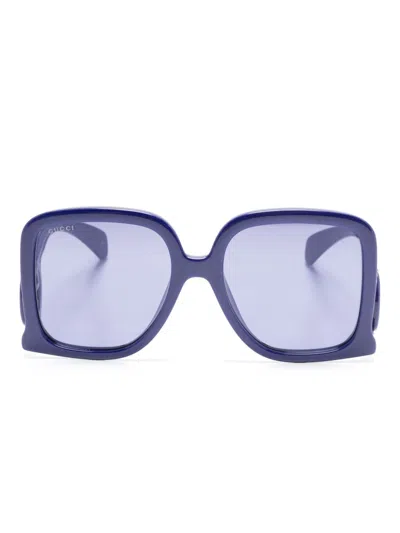 Gucci Gg1326s Sunglasses In Purple