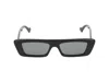 Gucci Black Rectangular-frame Sunglasses