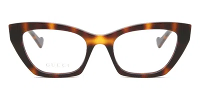 Gucci Gg1334o Women's Glasses, Tortoiseshell, Size 52 In Black