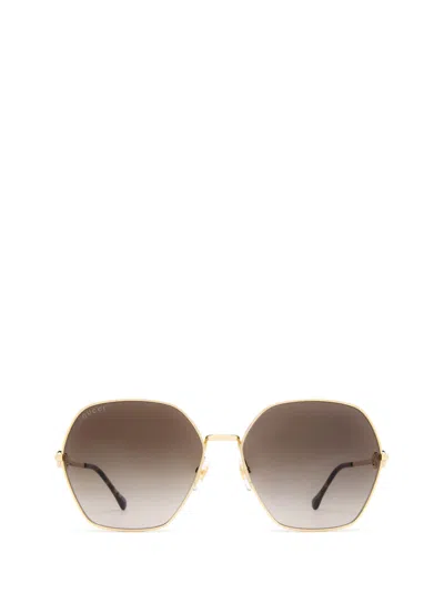 Gucci Gg1335s Gold Sunglasses