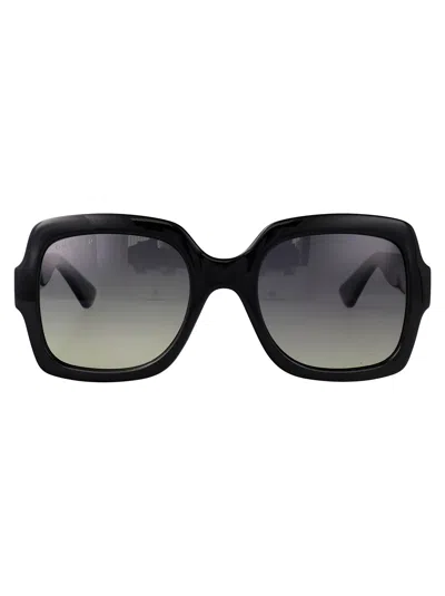 Gucci Gg1337s Sunglasses In 002 Black Black Grey