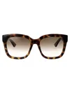 Gucci Havana Havana Brown Acetate Sunglasses In Brown