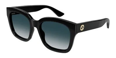 Pre-owned Gucci Gg1338sk-003 Black Black Grey Sunglasses In Gray