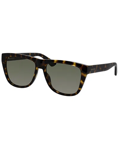 Gucci Gg1345s-003 57 Sunglass Man In Brown