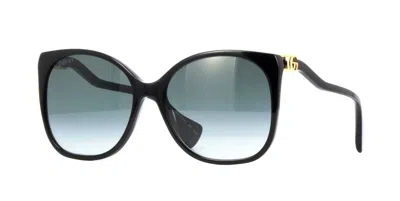 Pre-owned Gucci Gg1403s Black/grey (001) Sunglasses In Grey Shaded