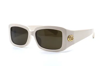 Pre-owned Gucci Gg1403sk 001 Ivory Brown Authentic Sunglasses 54-16-140