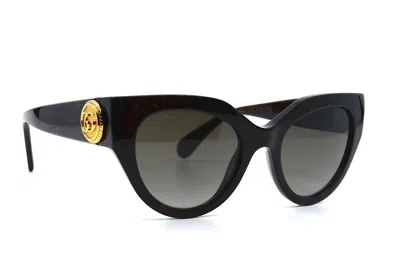 Pre-owned Gucci Gg1408s 003 Havana Brown Authentic Sunglasses 52-21