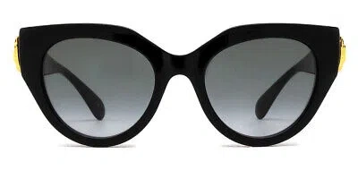 Pre-owned Gucci Gg1408s Sunglasses Women Black / Gray Gradient 52mm 100% Authentic