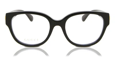 Gucci Gg1411ok Asian Fit Women's Glasses, Black, Size 53
