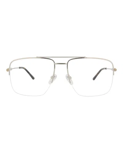 Gucci Gg1415o Eyeglasses In Silver