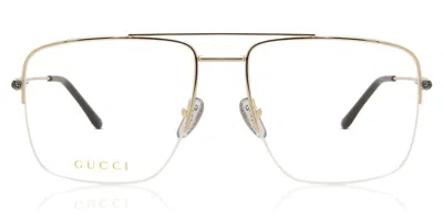 Gucci Gg1415o Women's Glasses, Gold, Size 58