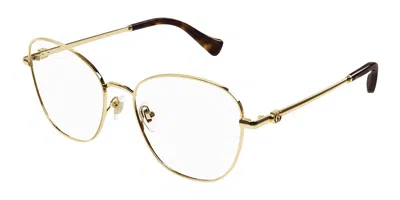 Gucci Gg1418o Women's Glasses, Gold, Size 55