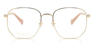 Gucci Gg1420ok Asian Fit Women's Glasses, Gold, Size 54