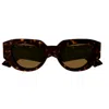 Gucci Gg1421s-002havana-havana-brown In Brown
