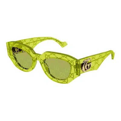 GUCCI GG1421S-007GREEN-GREEN-GREEN