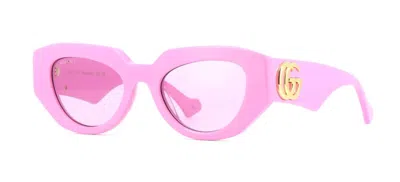 Pre-owned Gucci Gg1421s Pink/light Pink (004) Sunglasses