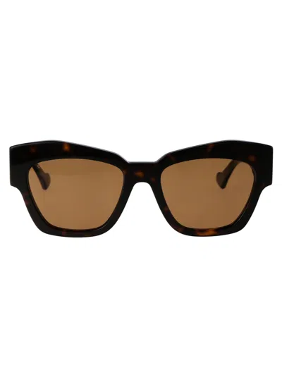 Gucci Gg1422s Sunglasses In 003 Havana Havana Brown