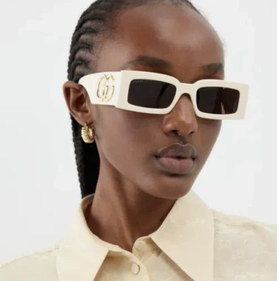 Pre-owned Gucci Gg1425s - 004 Sunglasses In Brown