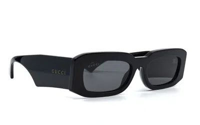 Pre-owned Gucci Gg1426s 001 Black Grey Authentic Sunglasses 54-19 In Gray