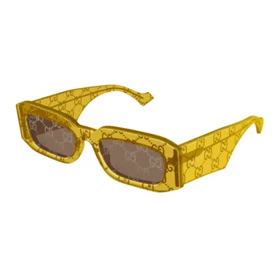 GUCCI GG1426S-007YELLOW-YELLOW-BROWN
