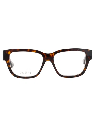 Gucci Gg1428 O Eyeglasses In Brown - Demo