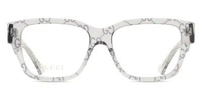 Gucci Gg1428o Men's Glasses, Clear, Size 55 In Gray