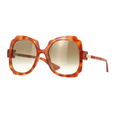 Gucci Gg1431s002 Square Full Rim Gradient Lens Sunglasses In Multi