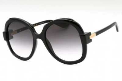 Pre-owned Gucci Gg1432s-001-57 Sunglasses Size 57mm 135mm 20mm Black Women In Gray