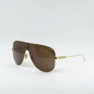 Pre-owned Gucci Gg1436s 002 Gold/brown 99-1-135 Sunglasses