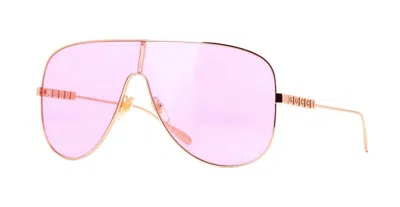 Pre-owned Gucci Gg1436s Gold/pink (004) Sunglasses