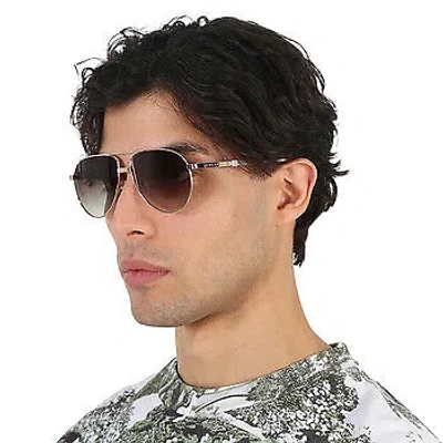Pre-owned Gucci Gg1440s-004-59 Gold Sunglasses