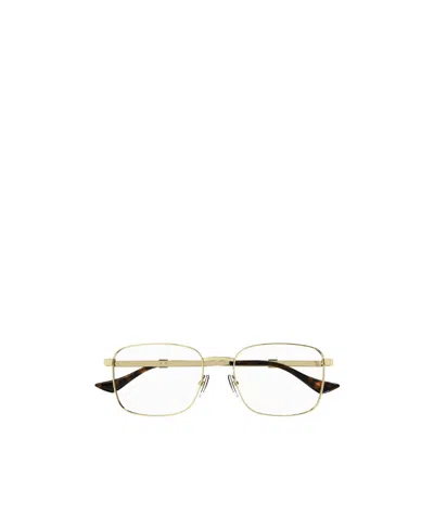 Gucci Gg1442o Metal-frame Glasses In Nude