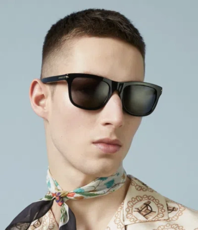 Pre-owned Gucci Gg1444s-002 Havana Sunglasses