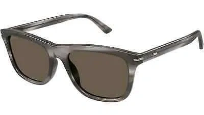 Pre-owned Gucci Gg1444s-003-55 Havana Havana Brown