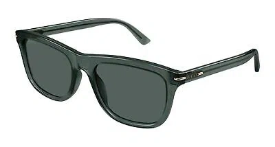 Pre-owned Gucci Gg1444s-004 Green Sunglasses