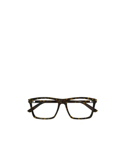 Gucci Gg1445o Tortoiseshell-effect Square-frame Glasses In Black