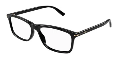 Gucci Gg1447o Men's Glasses, Black, Size 57