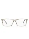 Gucci Gg1447o Tortoiseshell-effect Rectangle-frame Glasses In Neutrals